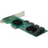 Delock 90072 8-port SATA3 PCIe x1 bővítőkártya szürke