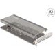 Delock 90079 4-port M.2 NVME M.2 2280/2260/2242 PCIe x16 bővítőkártya V4.0 (heatsink+fan) szürke