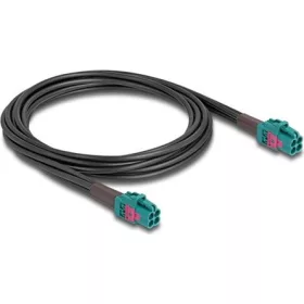   Delock Mini FAKRA Z -> Mini FAKRA Z F/F adatkábel 1m fekete A-Type