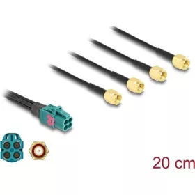 Delock Mini FAKRA Z quad kábel anya - 4 db. SMA apa 20 cm