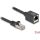 Delock Hálózat bővítő kábel RJ45 apa - RJ45 anya Cat.6A S/FTP 3 m fekete