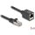 Delock Hálózat bővítő kábel RJ45 apa - RJ45 anya Cat.6A S/FTP 5 m fekete