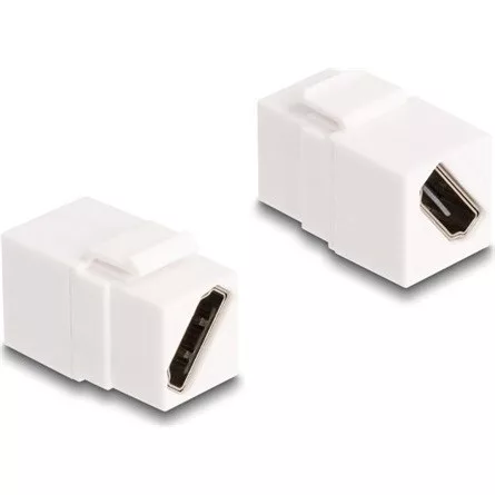 Delock Keystone modul HDMI anya - anya diagonális 8K 60 Hz fehér