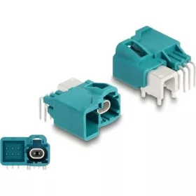   Delock HDMTD szimpla + Táptűs (Powerpin) apa hajlított PCB