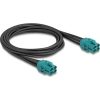 Delock HDMTD Z kábel quad anya - HDMTD Z quad anya 1 m
