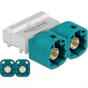 Delock 2db HSD Z -> 2db PCB 4pin M/M adapter kék