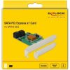 Delock 4 portos SATA PCI Express Kártya