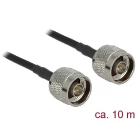 Delock N -> N M/M antenna kábel 10m fekete LMR195