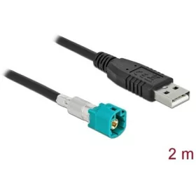 Delock HSD Z -> USB-A 2.0 M/M adatkábel 2m fekete