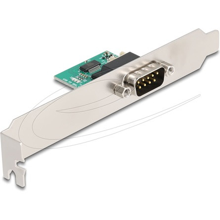 Delock USB - RS-232 átalakító FTDI FT231XS USB 2.0 tűfejes apa - D-Sub 9 apa standard kerettel és kábellel 30 cm