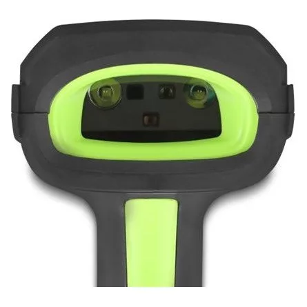 Delock Ipari vonalkód leolvasó 1D és 2D 433 MHz-hez vagy Bluetooth-hoz induktív töltőállomással és hosszan tartó olvasóv