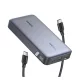 UGREEN PB205 vésztöltő USB+2 Type-C aljzat 25000mAh, LED kijelző, SÖTÉTSZÜRKE