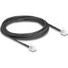 Delock Telefon kábel RJ11 apa - RJ11 apa fekete 2 m