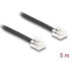 Delock Telefon kábel RJ11 apa - RJ11 apa fekete 5 m