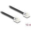 Delock Telefon kábel RJ11 apa - RJ11 apa fekete 10 m