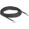 Delock Telefon kábel RJ11 apa - RJ11 apa fekete 10 m