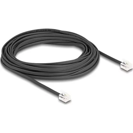 Delock Telefon kábel RJ11 apa - RJ11 apa fekete 10 m