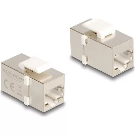 Delock Keystone modul, RJ45-aljzat - RJ45-aljzat, Cat.6 FTP