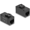Delock Keystone modul, RJ45-aljzat - RJ45-aljzat, Cat.6A UTP fekete