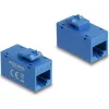 Delock Keystone modul, RJ45-aljzat - RJ45-aljzat, Cat.6A UTP kék