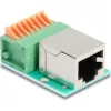 Delock RJ45 anya - Terminal block nyomógombbal Cat.5e