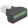 Delock RJ45 apa   sorkapocs csavarhúzóval Cat.5e