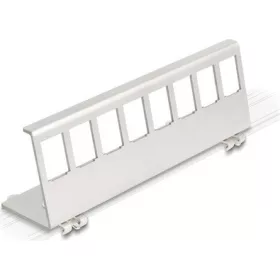 Delock Keystone fém rögzítőelem 8 porton DIN-sínhez