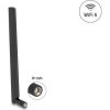 Delock WiFi 6 antenna RP-SMA-dugó 3 - 6 dBi mindenirányú, dönthető csatlakozással (fekete színű)