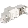 Delock Keystone modul RJ45 aljzat az LSA Cat.8.1-hez fémretesszel, szerszám nélkül