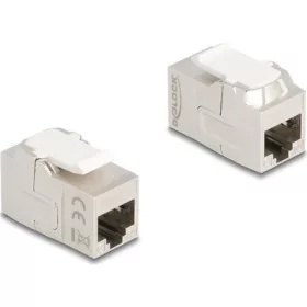   Delock Keystone modul összekötő RJ45 aljzat RJ45 aljzat, Cat.6A árnyékolt