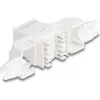 Delock Keystone modul RJ45 aljzat LSA Cat.6A UTP 180  szerszám nélküli, kábelátvezetővel