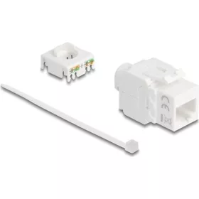   Delock Keystone modul RJ45 aljzat LSA, Cat.6A UTP 180  szerszám nélküli