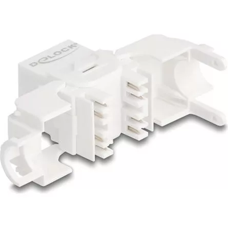 Delock Keystone modul RJ45 aljzat LSA, Cat.6A UTP 180  szerszám nélküli