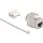 Delock Keystone modul, vékony / rövid RJ45 jack - LSA Cat.6A árnyékolt 180  szerszámmentes csatlakozó