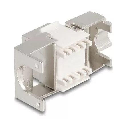 Delock Keystone modul, vékony / rövid RJ45 jack - LSA Cat.6A árnyékolt 180  szerszámmentes csatlakozó