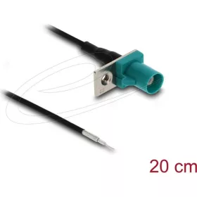   Delock Antenna kábel FAKRA Z csatlakozó nyílt kábelekhez 1,13 - 20 cm 1 előrelyukasztott nyílással