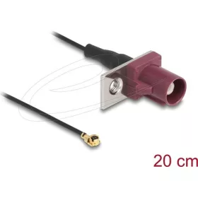   Delock Antenna kábel FAKRA D apa - MHF  I apa 1,13 - 20 cm 1 előrelyukasztott nyílással