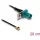 Delock Antenna kábel FAKRA Z apa - MHF  I apa 1,13 - 20 cm 2 előrelyukasztott nyílással