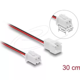 Delock Ventilátor bővítő kábel apa - anya 2 tűs 30 cm
