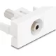 Delock Easy 45 Modul sztereo jack anya 3,5 mm 3 tűs - Sztereo jack anya 3,5 mm 3 tűs fehér