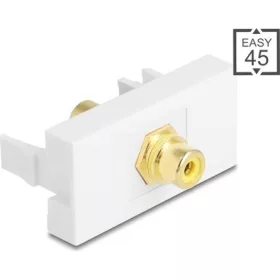   Delock Easy 45 modul RCA anya RCA anya aranyozott sárga/fehér