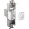 Delock Easy 45 modul DC 5,5 x 2,5 mm anya - DC 5,5 x 2,1 mm apa fehér