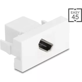 Delock Easy 45 modul HDMI anya-alj átlós 8K 60 Hz fehér