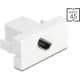 Delock Easy 45 modul HDMI anya-alj átlós 8K 60 Hz fehér