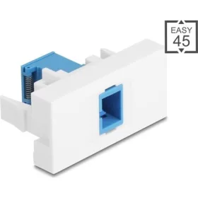   Delock Easy 45 modul SC Simplex anya SC Simplex anya lézeres védelemmel ellátott belső kék/fehér flippel
