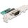 Delock USB-RS-232 átalakító FTDI FT231XS USB 2.0 tűs fejléc dugasz D-Sub 9 dugó alacsony profilú konzollal és 30 cm-es k