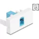 Delock Easy 45 Modul SC Simplex anya - SC Simplex anya aqua / fehér