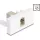 Delock Easy 45 Modul SC Simplex anya - SC Simplex anya bézs / fehér