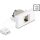 Delock Easy 45 Modul RJ45 jack aljzat az LSA Cat.6A STP-hez zárókapoccsal és kábelrögzítés nélkül