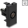 Delock Easy 45 modul BNC anya - BNC anya fekete
